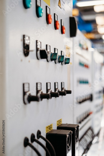 Inside a train factory