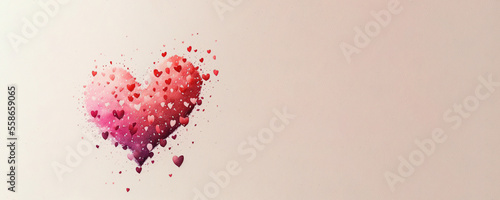 Valentine Heart Watercolour (Generative Art)