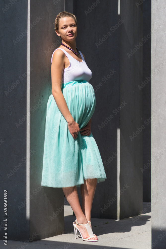 portrait of a pregnant woman
