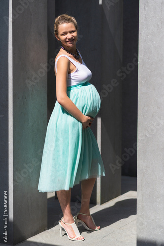 portrait of a pregnant woman