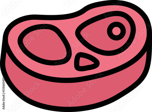 Meat Vector Icon Design Illustration