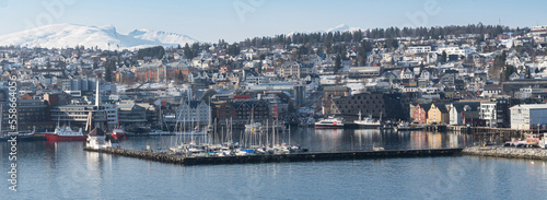 Tromsø Umgebung, Norwegen im Winter