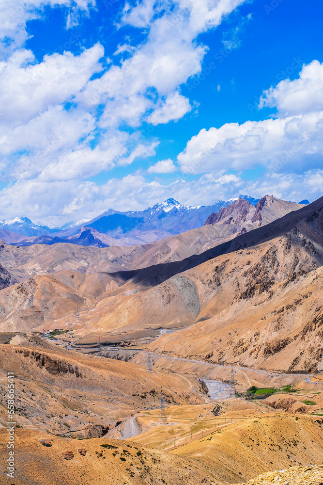 landscape in the himalayas landscape in the himalayas