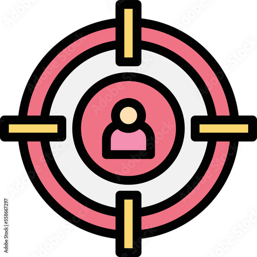 Head hunting Vector Icon Design Illustration