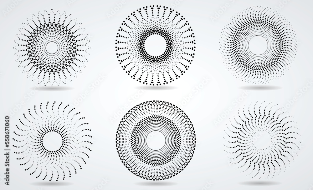 Halftone dots in circle form. round logo . vector dotted frame . design element
Halftone dots in circle form. round logo . vector dotted frame . design element