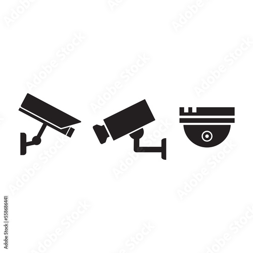 security camera icon vector illustration symbol
