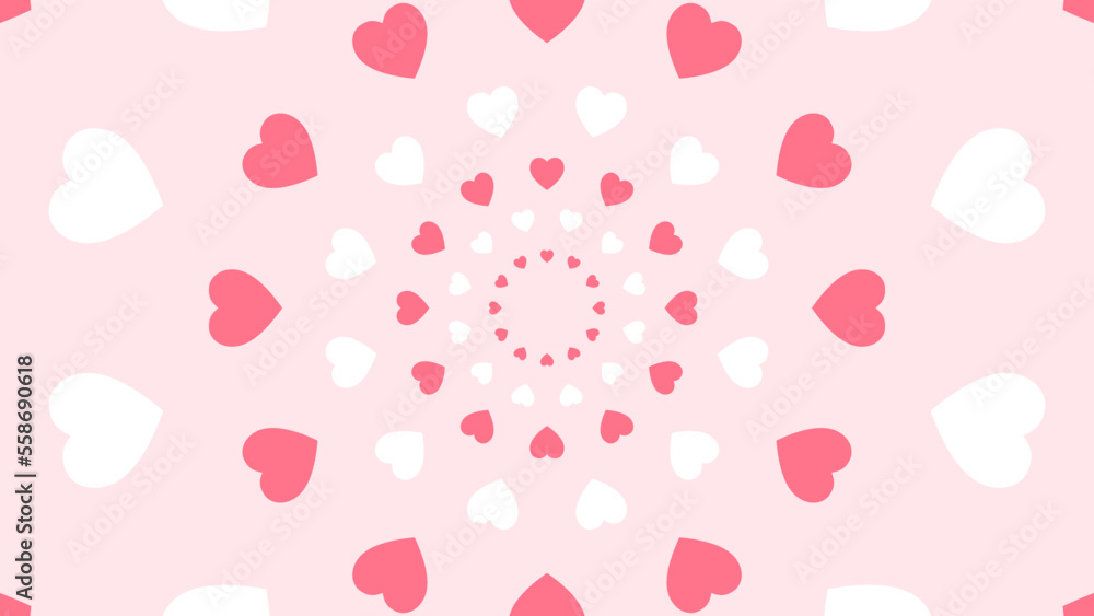 Free vector heart pattern lover pink background Free vector heart pattern lover pink background