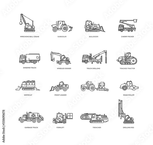 Construction vehicles and Agricultural machinery