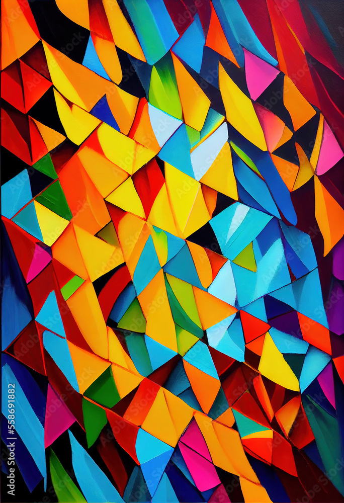 Abstract color block Abstract color block