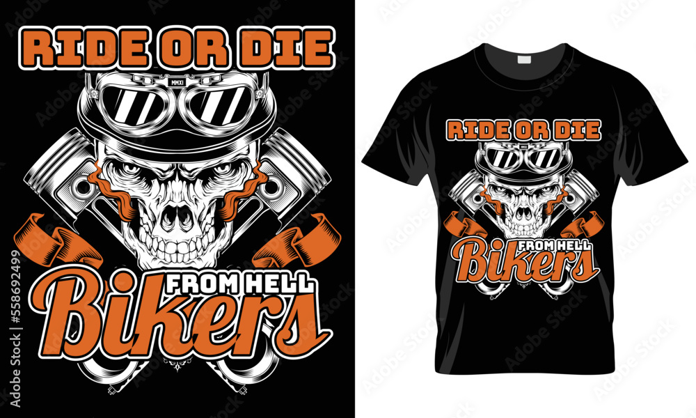 Ride or die from hell bikers-motorcycle T-shirt design
Ride or die from hell bikers-motorcycle T-shirt design