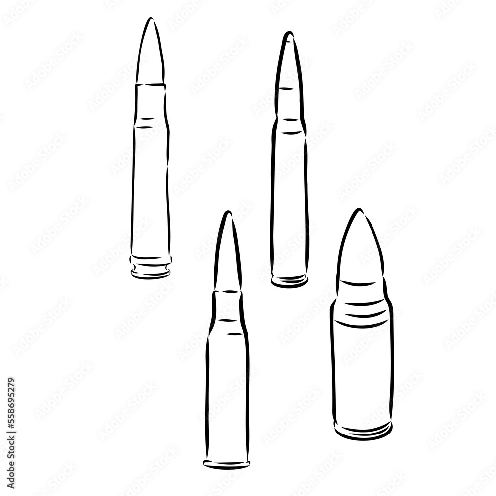 bullet vector icon sketch. isolated on white background bullet vector icon sketch. isolated on white background