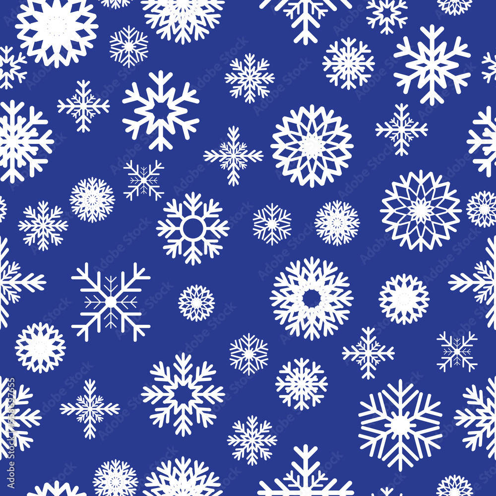 Seamless pattern with snowflakes
Seamless pattern with snowflakes
