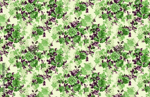 Digital And Textile Design Pattern