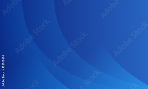 Minimal blue curve background. Modern template design for cover, brochure, banner, presentation © BoBloob