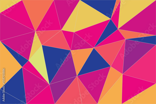 Polygonal Mosaic Background. Creative abstract geometric Design.