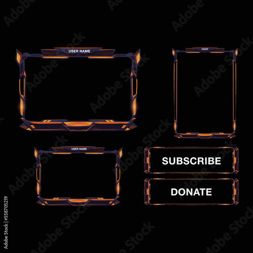  Twitch Overlay Template