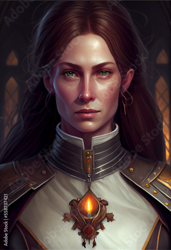 Human Cleric Woman - generative ai