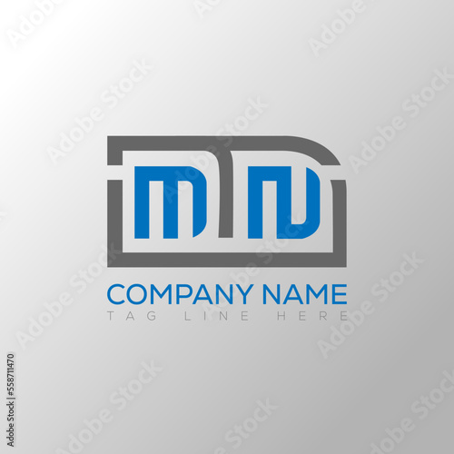 MTN letter logo creative design. MTN unique design.
