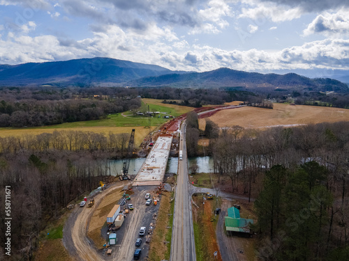 Bridge Construction with Cherokee National Forest photo