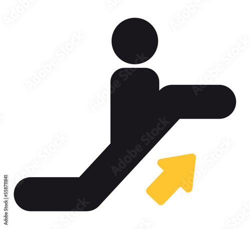 upstairs icon illustration