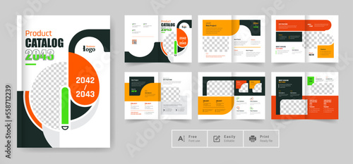 modern company profile business brochure template layout creative and clean annul report professional business brochure template design fully editable text