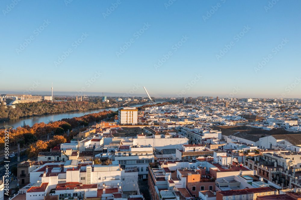 Obraz premium Aerial View - Seville, Spain