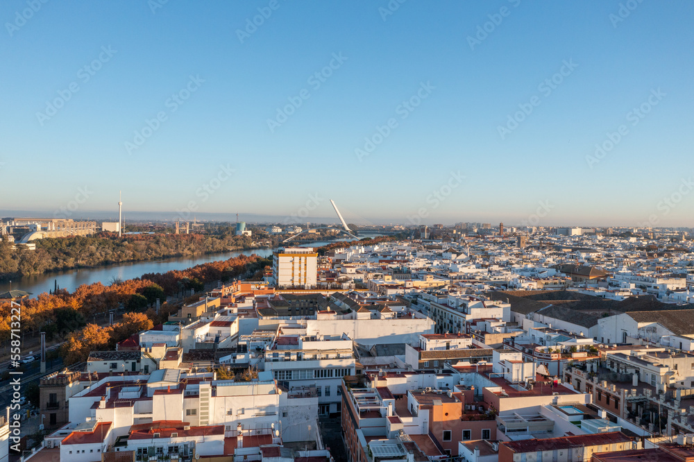 Aerial View - Seville, Spain