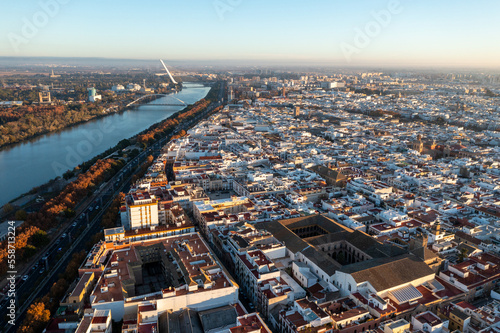 Aerial View - Seville, Spain © demerzel21