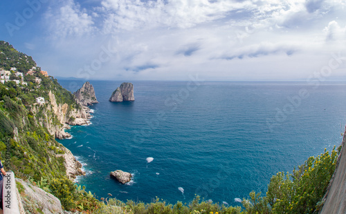 Capri Italy aerial view