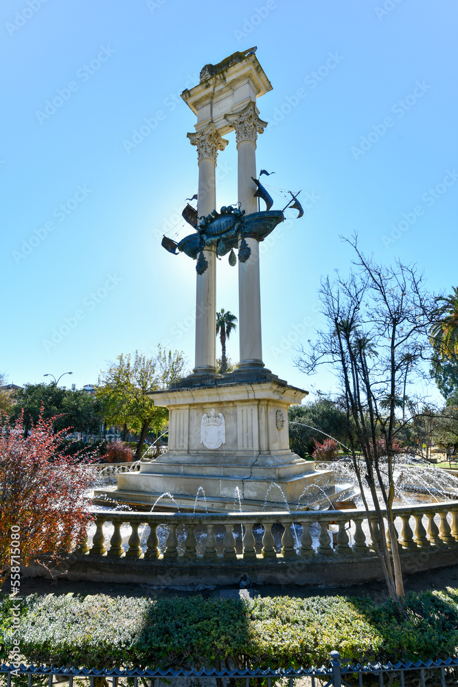 Obraz premium Christopher Columbus Monument - Seville, Spain