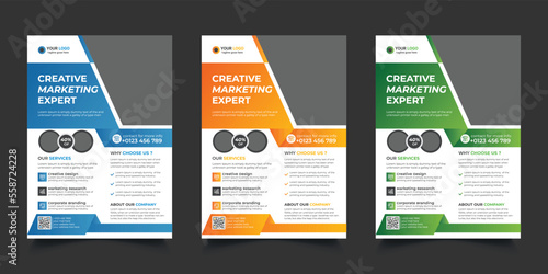 corporate business flyer template