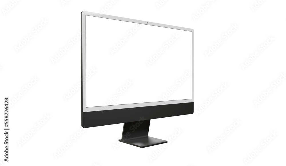 Computer screen mockup. PC monitor template. Computer screen mockup. PC monitor template.