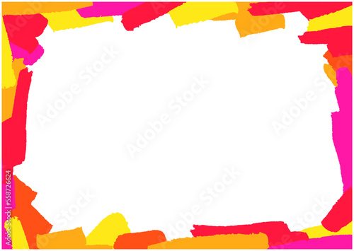 筆のストロークで埋め尽くした背景素材