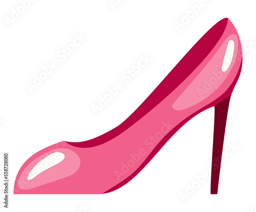 pink heel design