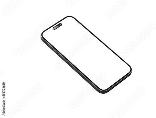 Smartphone frame less blank...