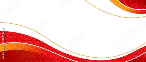 background with chinese pattern clouds for new year 