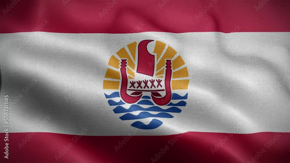 Flag of French Polynesia country Flag of French Polynesia country