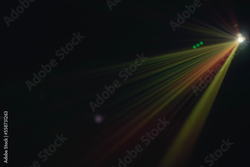 light flare motion blur