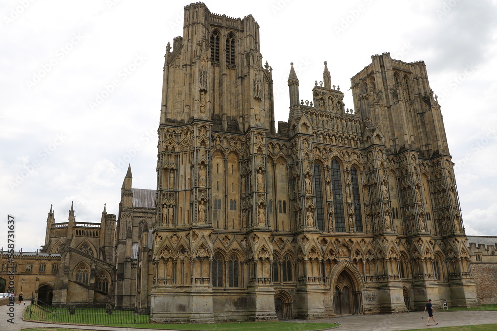 Cathedral Church of St Andrew in Wells, England Great Britain