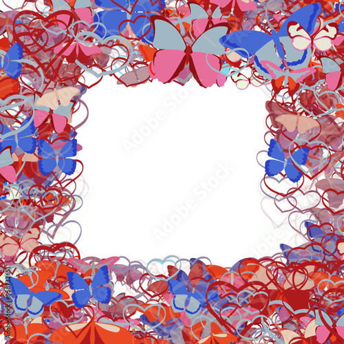 Background pattern abstract design texture. Border frame, transparent background. Theme is about wildlife, relations, vector, Butterfly, delicate, nature, exotic, wing, Monarch, gorgeous