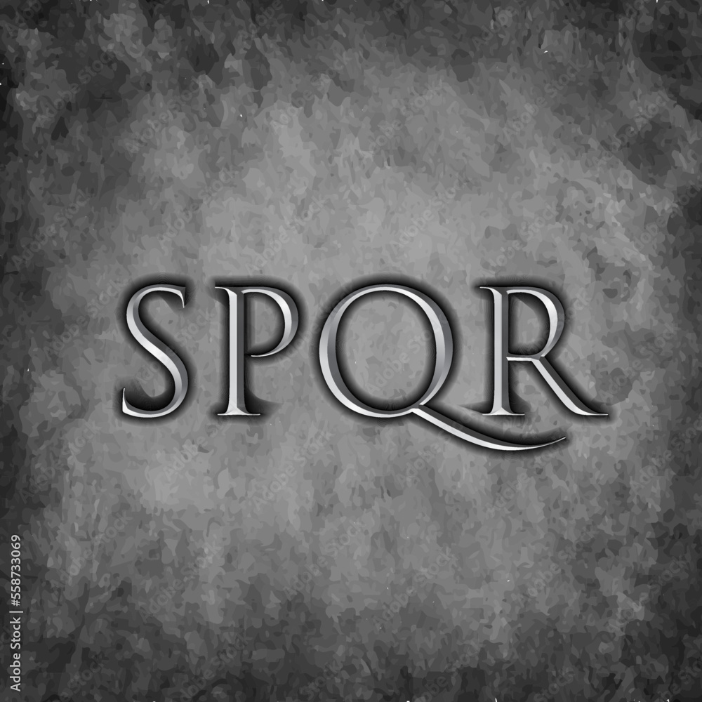 vintage symbol of rome vector illustration Stock Vector | Adobe Stock