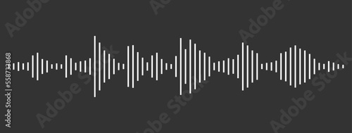 Sound graphic equalizer audio vector