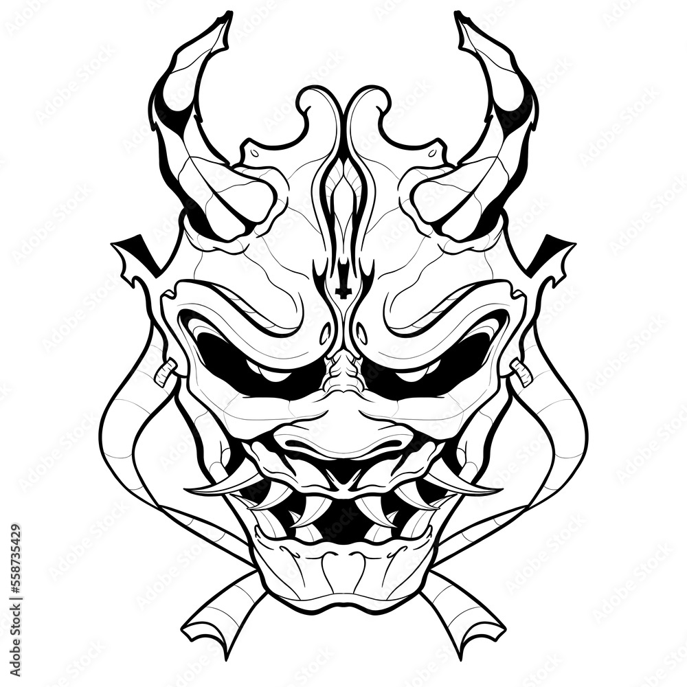 Hannya demon art Hannya demon art
