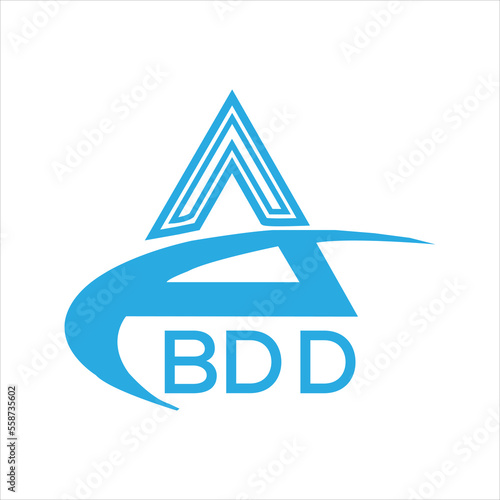 BDD letter logo. BDD blue image on white background. BDD Monogram logo design for entrepreneur and business. BDD best icon.
