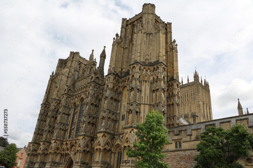 Cathedral in Wells, Somerset England