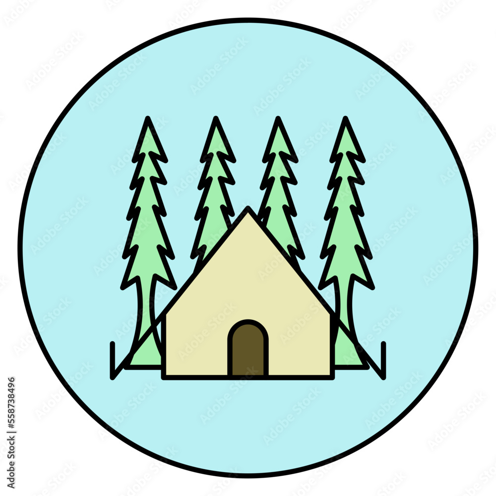 camping icon camping icon