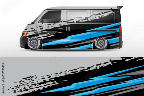 vector racing car wrap design for vehicle vinyl stickers and automotive company sticker livery