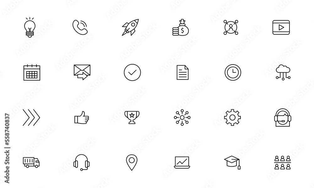 Business icons set in line style. Businessman outline icons collection. Teamwork, human resources, meeting, partnership, meeting, work group, marketing, management. Vector EPS 10 Business icons set in line style. Businessman outline icons collection. Teamwork, human resources, meeting, partnership, meeting, work group, marketing, management. Vector EPS 10