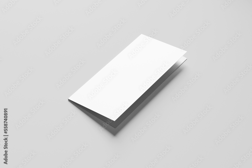 Dl size bifold brochure mockup Dl size bifold brochure mockup