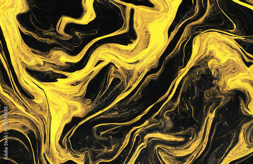 Black and gold marble - Onyx and Luster